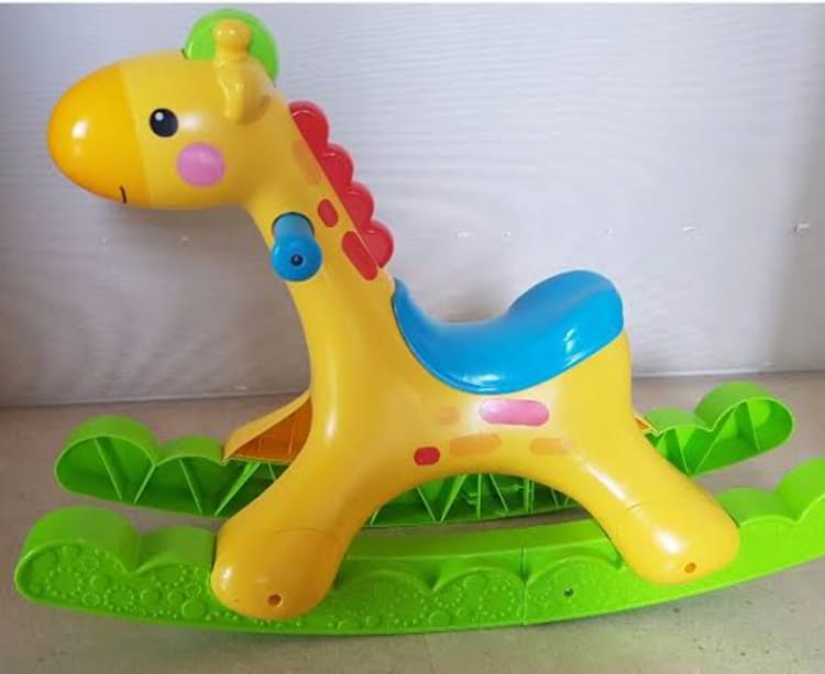 Learning Fun Rocking Riding Giraffe