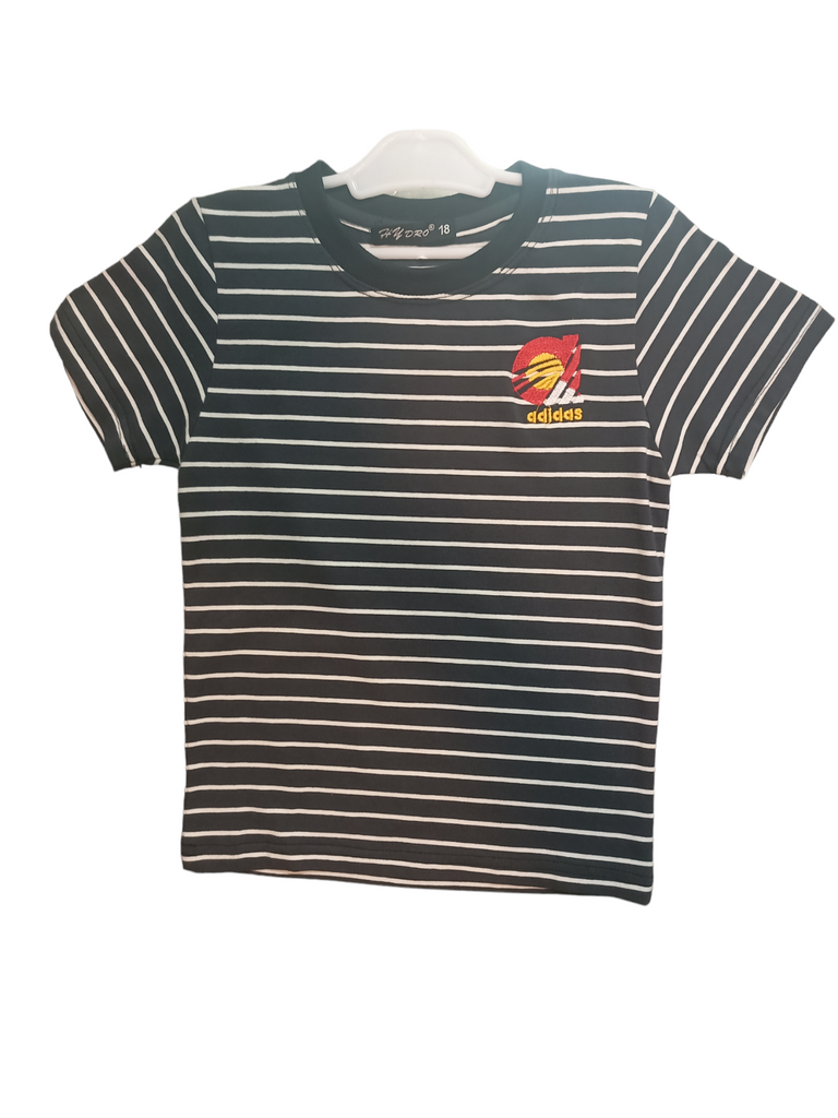 18 Size Black Colour Shirt Summer Season | Half Sleeve | Blended | Kidsshop.PK | #16630