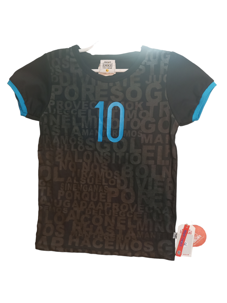 18 Size Black Colour Shirt Summer Season | Half Sleeve | Blended | Kidsshop.PK | #14442